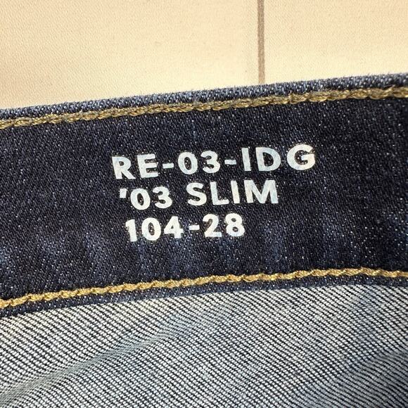 J. Crew Jeans Womens 29 Blue Slim '03 Dark Wash 5 Pocket Mid Rise Penny Basil - Picture 7 of 15